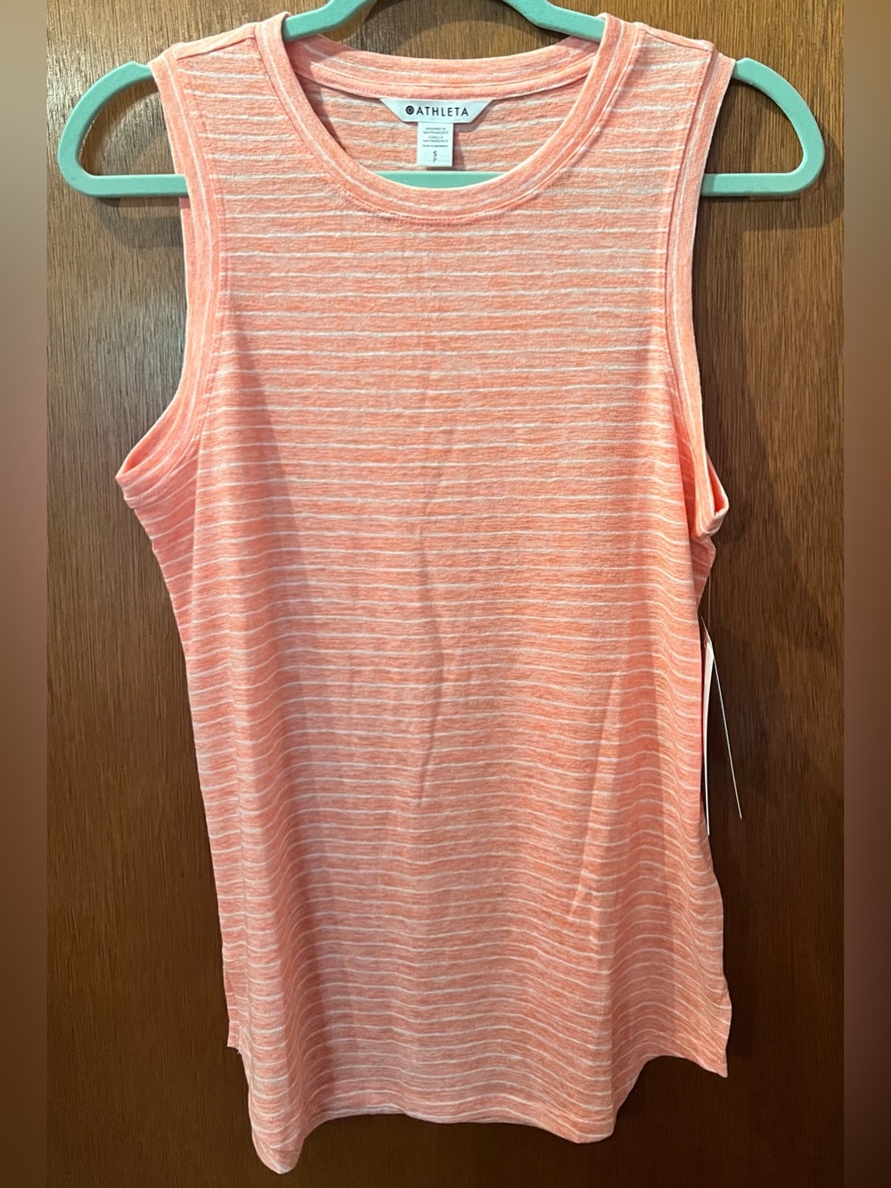 NWT Women’s Athleta Breezy Tank Orange Size S
